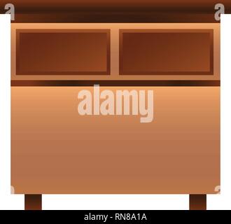 Nachttisch Symbol. Cartoon von Nachttisch vektor Symbol für Web Design auf weißem Hintergrund Stock Vektor