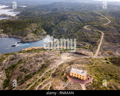 Norfeus Kappe, Cap Creus Nationalpark, Costa Brava, Girona, Spanien / Cabo Norfeus, P. natürliche Cabo de Creus, Costa Brava, Girona Stockfoto