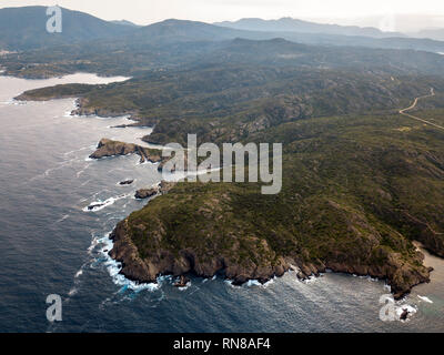 Norfeus Kappe, Cap Creus Nationalpark, Costa Brava, Girona, Spanien / Cabo Norfeus, P. natürliche Cabo de Creus, Costa Brava, Girona Stockfoto