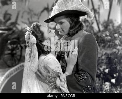 HAVILLAND, Flynn, Captain Blood, 1935 Stockfoto