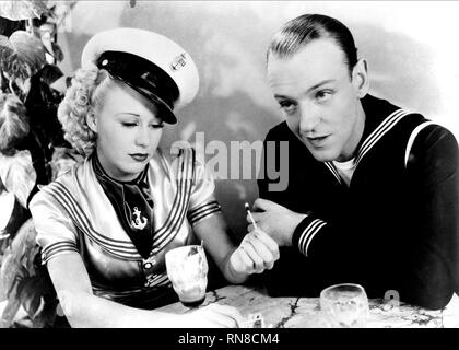 ROGERS, ASTAIRE, FOLGEN SIE DER FLOTTE, 1936 Stockfoto