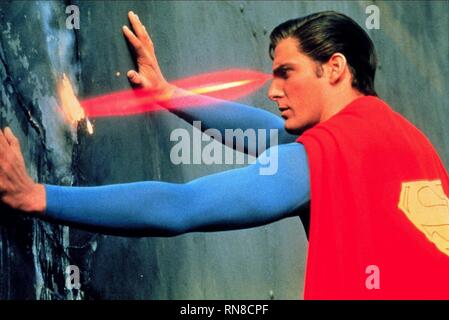 CHRISTOPHER REEVE, SUPERMAN III, 1983 Stockfoto