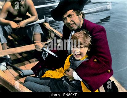 TREASURE ISLAND, ROBERT NEWTON, BOBBY DRISCOLL, 1950 Stockfoto