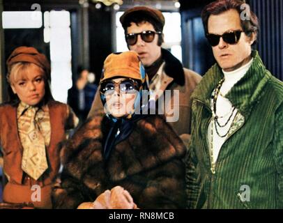 BOB & CAROL & TED & ALICE, Dyan Cannon, Natalie Wood, Elliot Gould, ROBERT CULP, 1969 Stockfoto