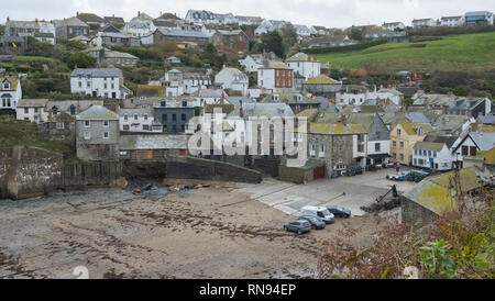 Port Isaac, der Drehort von Doc Martin, Cornwall, England Stockfoto