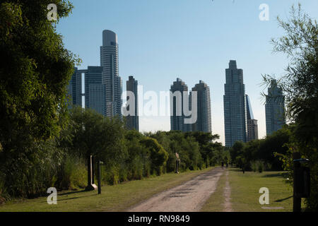 Gegend von Puerto Madero, Buenos Aires, Argentinien Stockfoto