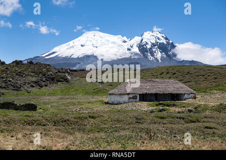 Antisana, Ecuador. 15 Feb, 2019. Die Alexander-von-Humboldt-Hütte im Naturschutzgebiet und Antisana National Park. Quelle: Bernd von Jutrczenka/dpa/Alamy leben Nachrichten Stockfoto