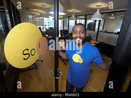 Los Angeles, Kalifornien, USA. 15 Jan, 2019. Travis Holoway, Gründer von Solo Fonds. Credit: Ringo Chiu/ZUMA Draht/Alamy leben Nachrichten Stockfoto