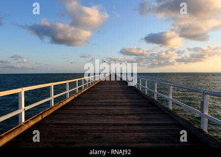 Besuchen sie Australien. Ansichten und scenics der Staat Queensland, im Land und Kontinent Australien. Hervey Bay und Stockfoto