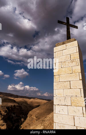 Das Kloster St. George ansehen und um, Israel Stockfoto