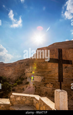 Das Kloster St. George ansehen und um, Israel Stockfoto