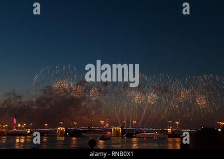 Weltruf Sydney Harbour NYE Feuerwerk Stockfoto