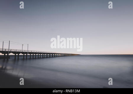 Urangan Pier, Hervey Bay, Queensland, Australien Stockfoto