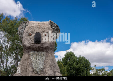 Die riesigen Koala, einer der 'großen Dinge' - Dadswells Brücke, Victoria Australien Stockfoto