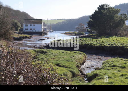 Malerische Dorf Gweek Cornwall Cornwall Stockfoto