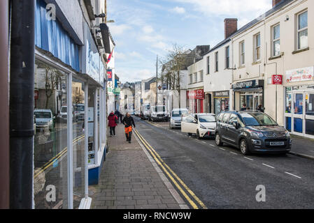 Fore Street in Bodmin, Cornwall. Stockfoto