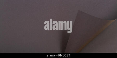 Abstrakte dunkelgrauer Farbe Papier Textur banner Hintergrund Stockfoto