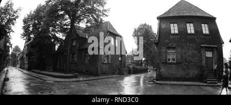 Die Bürger wollen nicht länger den maroden Zustand dieses colliery Abrechnung der Ruhrkohle AG (RAG) in Marl zu akzeptieren, hier am 27. Juni 1974. | Verwendung weltweit Stockfoto