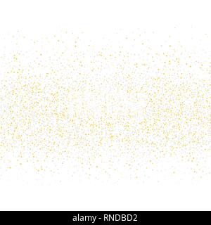Die goldenen und silbernen Konfetti Stock Vektor