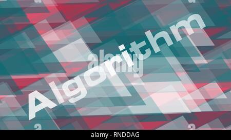 Big Data Management Algorithmus, Dreieck formen Chaos, Zufall transparente Vektor Dreiecke Layout Stock Vektor