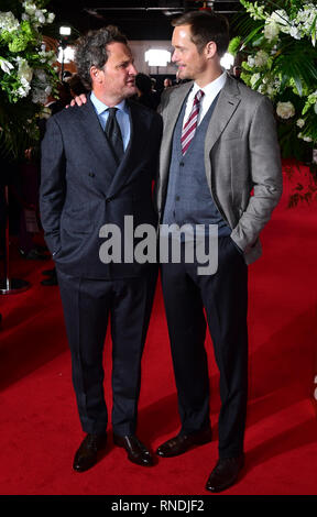 Jason Clarke und Alexander Skarsgard Teilnahme an der Weltpremiere des Folgen, auf der Picturehouse Central Kino, London Stockfoto