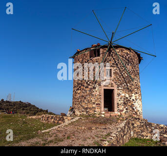 Die einzige Insel offen für Abrechnung in 22 Inseln, die aufgerufen werden, Ayvalık Adalar in Ayvalık Bay, ist alibey. Ist die 4. größte Insel in der Ägäis S Stockfoto