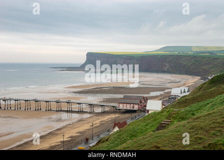 Der Strand in Saltburn-by-the-Sea, North Yorkshire, England Stockfoto