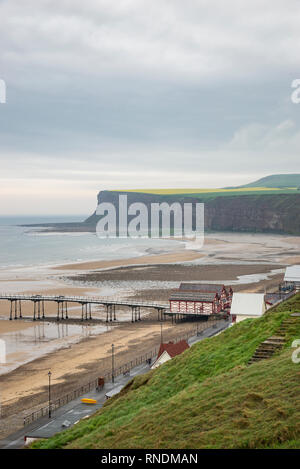 Der Strand in Saltburn-by-the-Sea, North Yorkshire, England Stockfoto