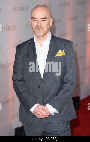 London, Großbritannien. 18 Feb, 2019. Rhidian Brook ankommen für die Premiere von "Die Hinterlassenschaft" an der Picturehouse Central, London. Bild: Steve Vas/Featureflash Credit: Paul Smith/Alamy leben Nachrichten Stockfoto