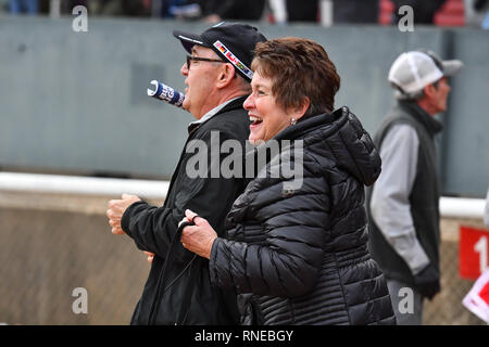 Hot Springs, Arkansas, USA. 18 Feb, 2019. Februar 18, 2019: Südwest Beteiligungen Rennen in Oaklawn Park am 18. Februar 2019 in Hot Springs, Arkansas. (Foto von Ted McClenning/Eclipse/Cal Sportswire Sport Media) Credit: Csm/Alamy leben Nachrichten Stockfoto