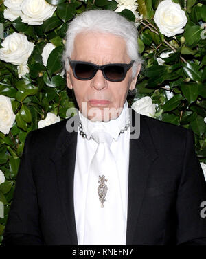 New York, NY, USA. 5 Nov, 2019. Karl Lagerfeld besucht das Museum für Moderne Kunst Film profitieren: Ein Tribut an Tilda Swinton am 5. November 2013 in New York City. Credit: Jon Palmer/Medien Punch/Alamy leben Nachrichten Stockfoto