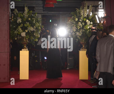 Foto © gutgeschrieben werden Alpha Presse 079965 18/02/2019 Keira Knightley nach Premiere in Bild Haus Central London Stockfoto