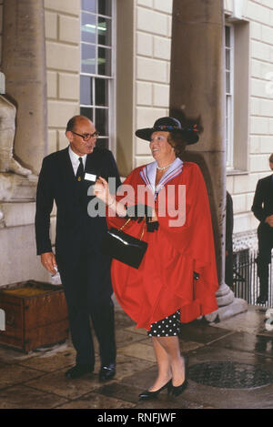 Königin Beatrix der Niederlande auf einem königlichen Besuch in London, England, UK. 29. Juni 1989 Stockfoto