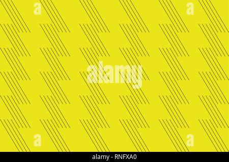 Nahtlose, abstrakte Muster mit wiederholten schräge Linien in der Farbe gelb. Einfache und moderne vector Art. Stock Vektor