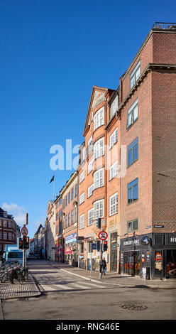 Kopenhagen, Dänemark - 22. Oktober 2018: Ecke von gammeltorv und Norregade in Indre, auch als Kopenhagener Innenstadt bekannt. Stockfoto