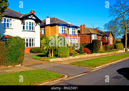 Harlsley Straße, Hartburn, Stockton on Tees, Cleveland, England Stockfoto