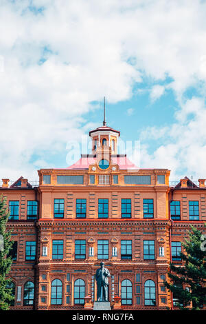 Chabarowsk, Russland - 14. September 2018: Lenin Statue am Leninplatz Stockfoto