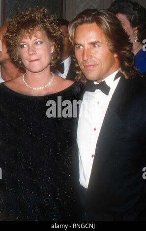 Melanie Griffith und Don Johnson Undatiertes Foto von John Barrett/PHOTOlink Stockfoto