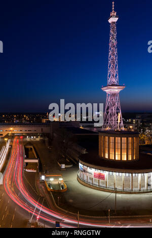 Funkturm Berlin neben dem Messegelände und ICC Stockfoto