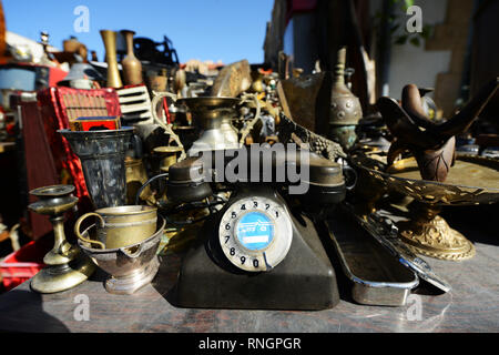 Die lebendige Flohmarkt in Jaffa, Israel. Stockfoto