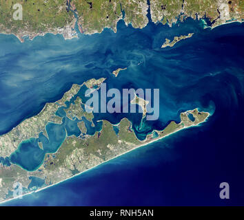 Long Island Luftbild, New York, USA Stockfoto