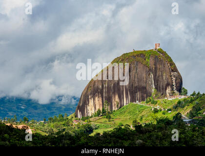 El Penon de Guatape, Rock von Guatape, Bogota, Kolumbien Stockfoto