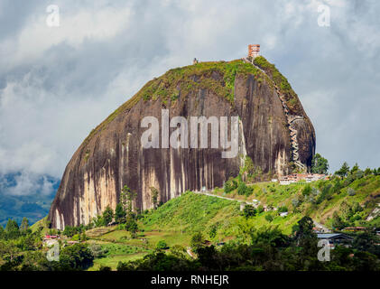 El Penon de Guatape, Rock von Guatape, Bogota, Kolumbien Stockfoto