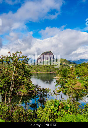 El Penon de Guatape, Rock von Guatape, Bogota, Kolumbien Stockfoto