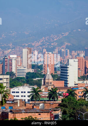 Skyline von Medellin, Antioquia, Kolumbien Stockfoto