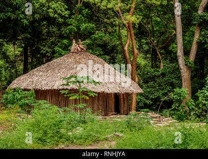 Kogi Hütte, Pueblito Chairama, Tayrona National Natural Park, Magdalena Abteilung, Karibik, Kolumbien Stockfoto