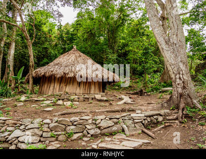 Kogi Hütte, Pueblito Chairama, Tayrona National Natural Park, Magdalena Abteilung, Karibik, Kolumbien Stockfoto