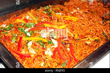 Vegetarische indische Gericht Stockfoto