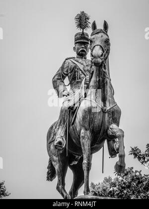 Statue des kaiserlichen Prinzen Komatsunomiya Akihito in Tokio Stockfoto