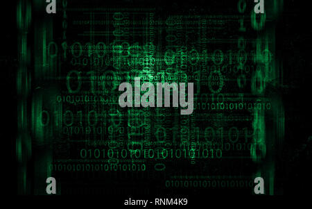 Abstrakte Technik grüner Hintergrund Stockfoto